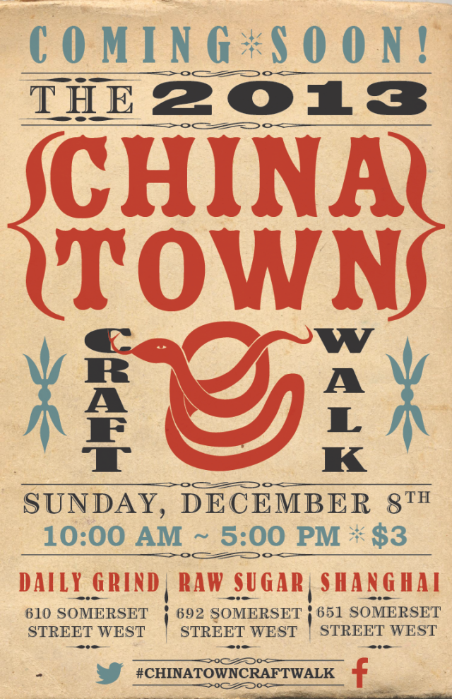 Chinatown Craft  Walk 2013